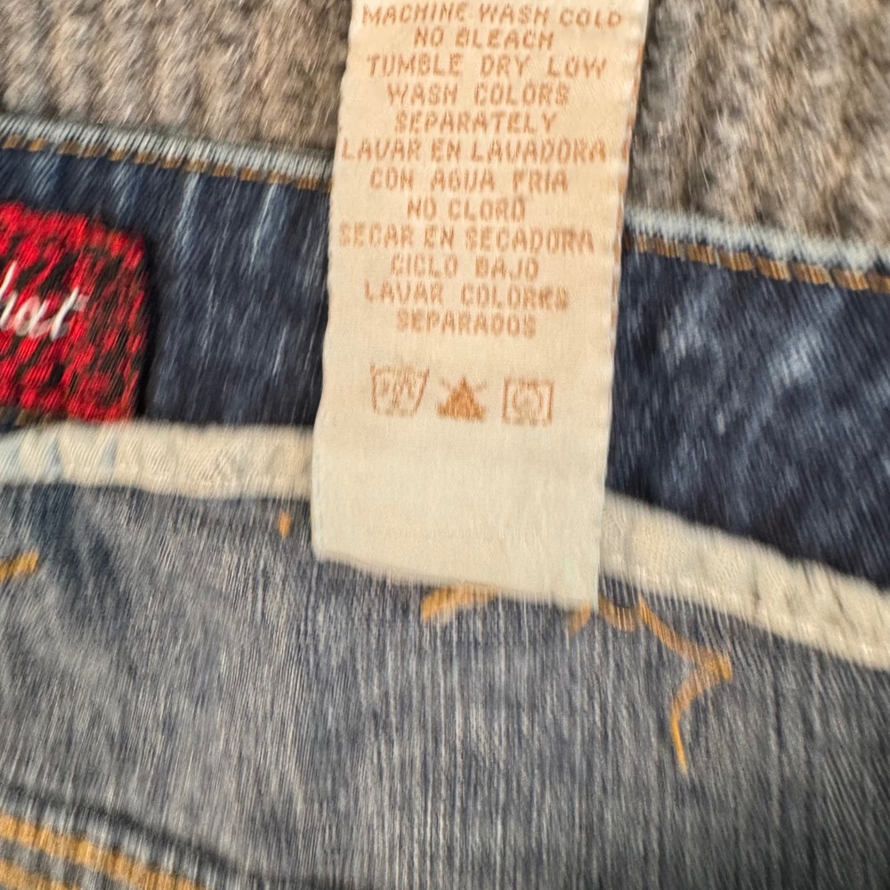Baby Phat Jeans Womens 18 Y2K Baddie Bootcut‎ Gold Logo Streetwear - Picture 7 of 14